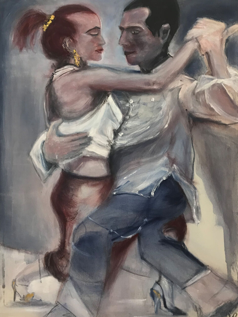 Tango modern Acrylbild 70x100 cm